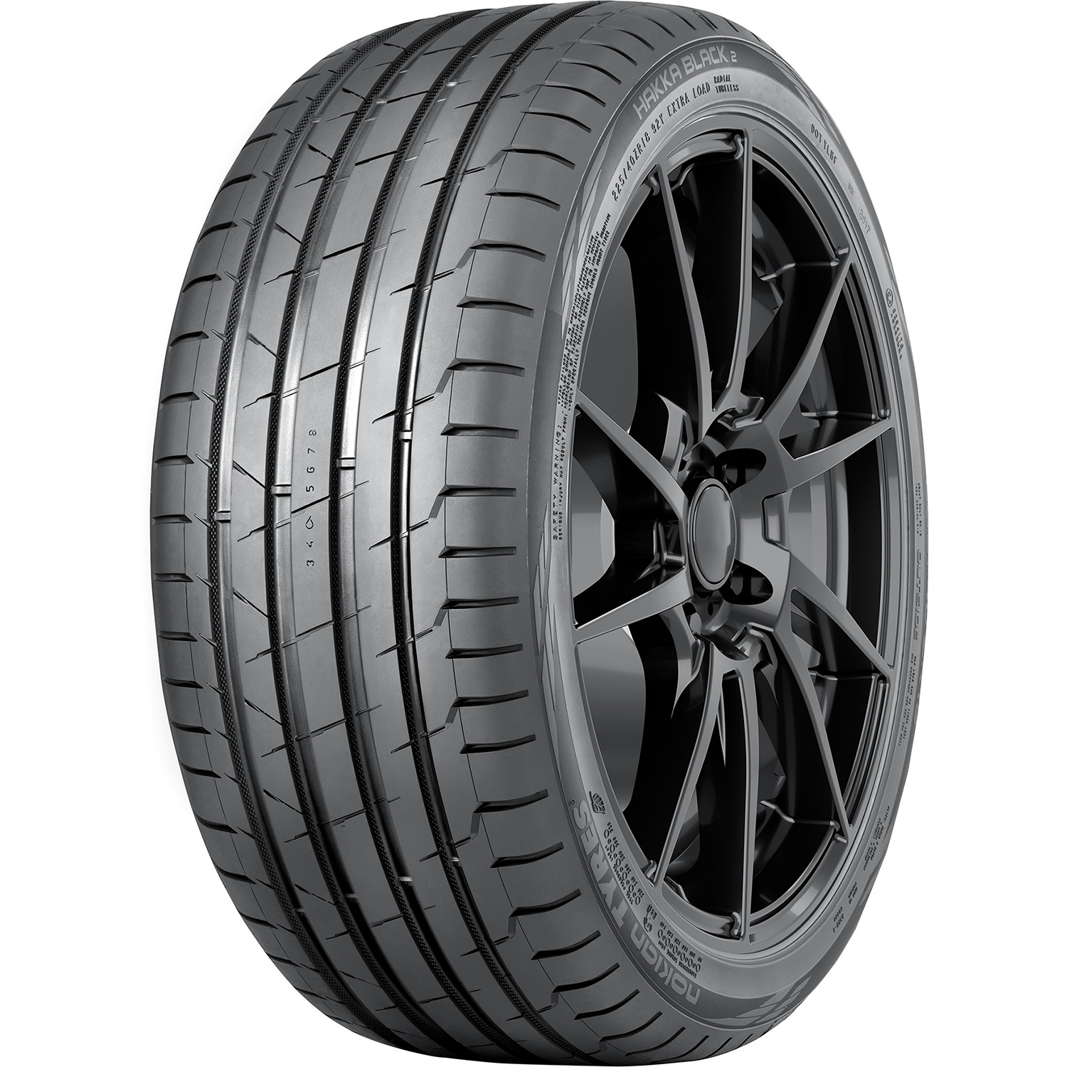 nokian tyres hakka black 2 run flat 245 45 r18 96y без шипов Автомобильная шина Nokian Tyres Hakka Black 2 235/45 R19 99W