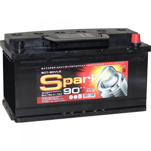 Автомобильный аккумулятор Spark 90 Ач обратная полярность L5