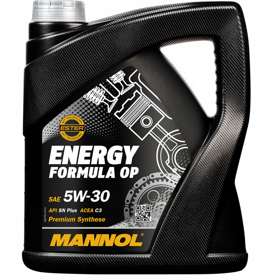 Моторное масло MANNOL Energy formula OP 5W-30, 4 л