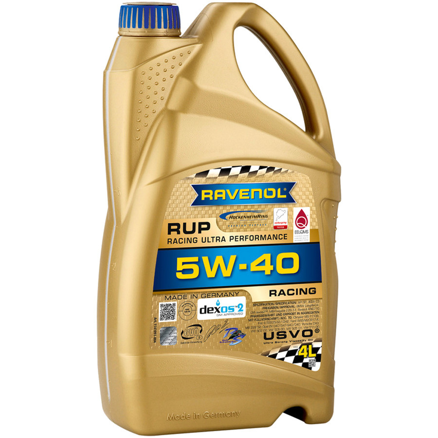 Моторное масло Ravenol RUP Racing Ultra Performance 5W-40, 4 л