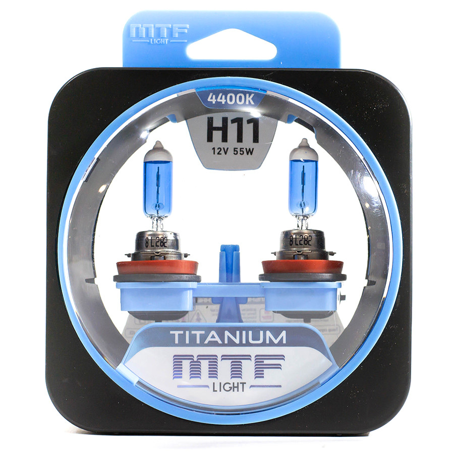 Автолампа MTF Лампа MTF Light Titanium - H11-55 Вт-4400К, 2 шт.