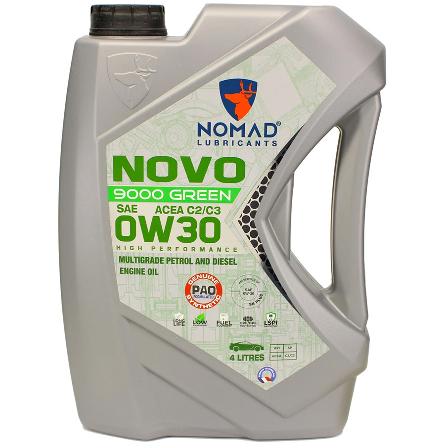 Моторное масло Nomad Novo 9000 Green 0W-30, 4 л