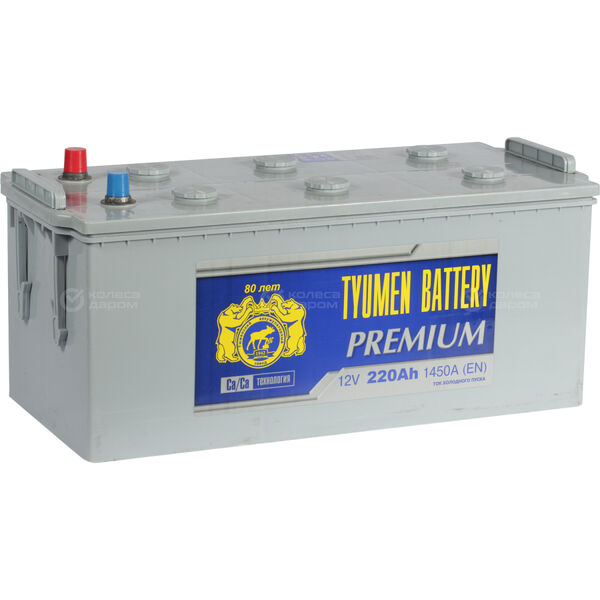 Грузовой аккумулятор Tyumen Battery Premium 220Ач о/п конус в Канске