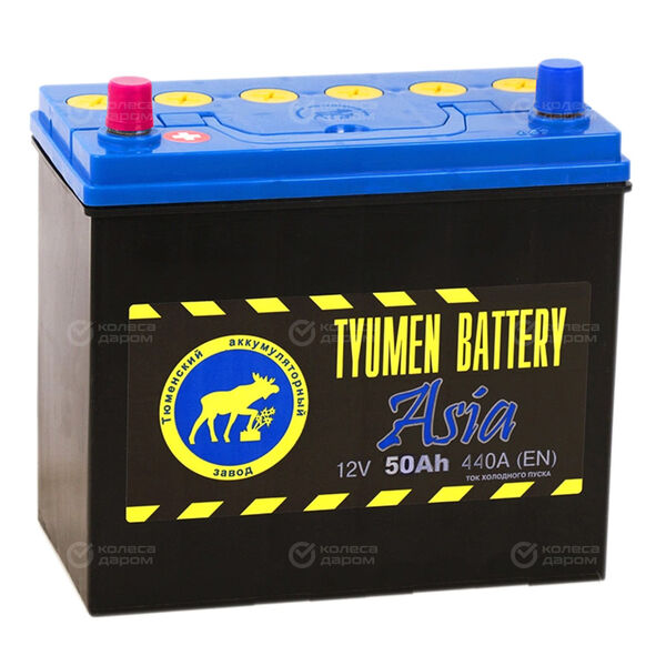 Автомобильный аккумулятор Tyumen Battery Asia 50 Ач прямая полярность B24R в Нефтекамске