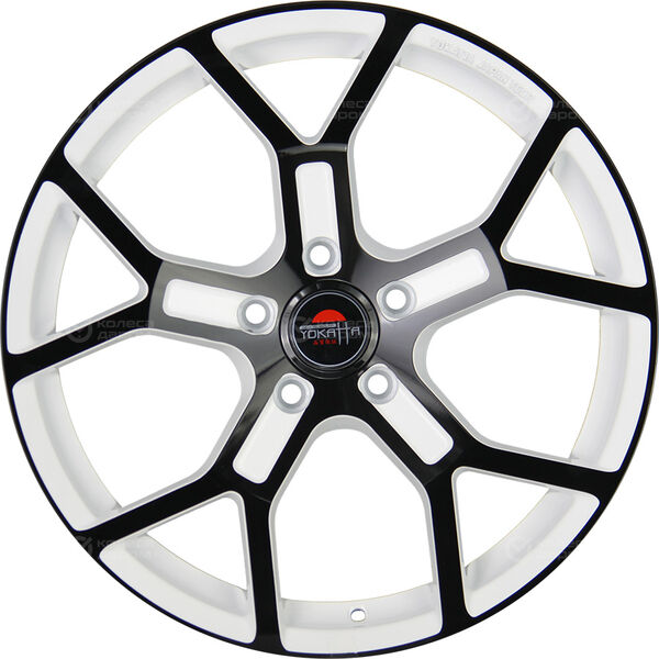 Колесный диск Yokatta MODEL-19  6.5xR16 4x100 ET50 DIA60.1 белый + черный в Южноуральске