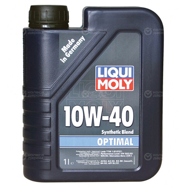 Моторное масло Liqui Moly Optimal 10W-40, 1 л в Зиме