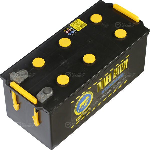 Грузовой аккумулятор Tyumen Battery Standard 190Ач п/п вывод под болт в Златоусте