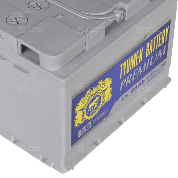 Автомобильный аккумулятор Tyumen Battery Premium 64 Ач обратная полярность L2 в Балашихе