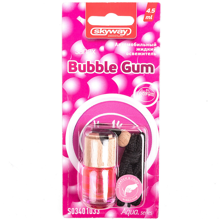 Ароматизатор Skyway Aqua Bubble gum подвесной 6мл (art.S03401033)