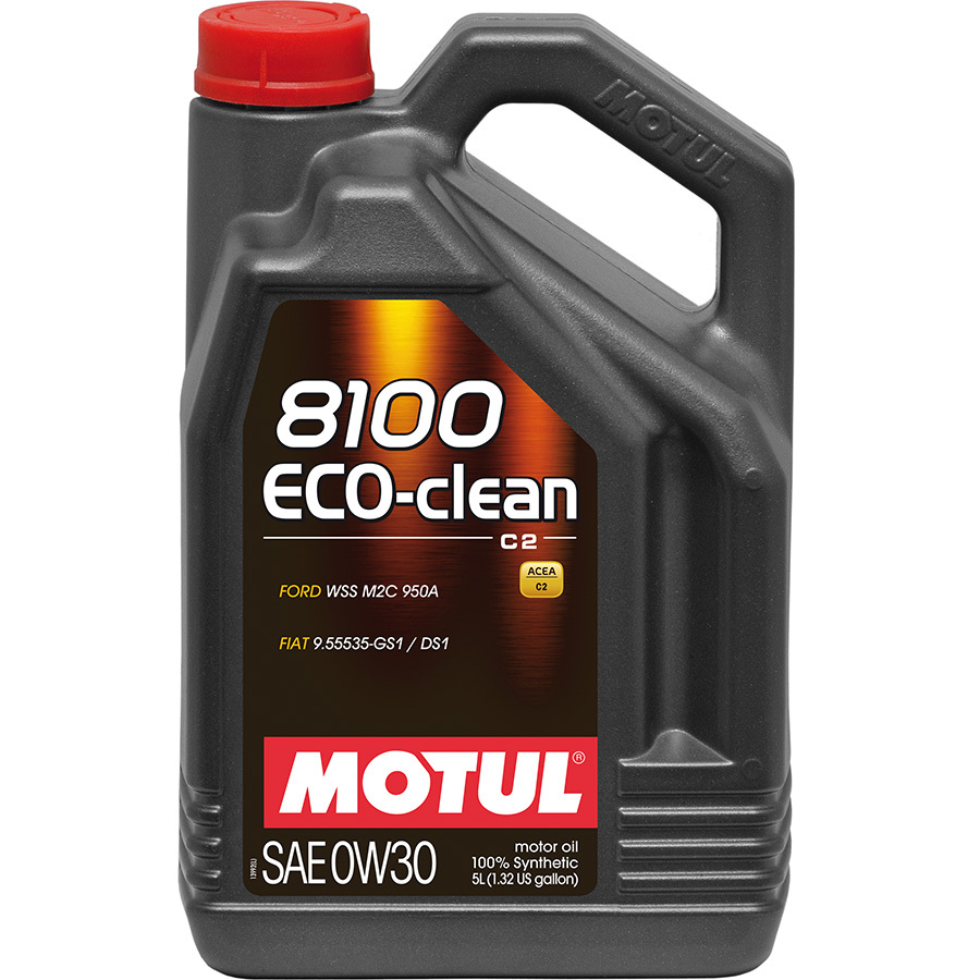 Motul Моторное масло Motul 8100 Eco-clean 0W-30, 5 л масло моторное синтетическое motul motul 8100x clean 1l