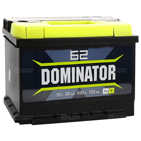 Автомобильный аккумулятор Dominator 62 Ач прямая полярность L2 в Елабуге