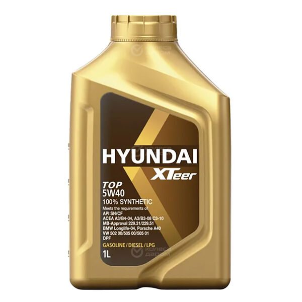 Моторное масло Hyundai Top 5W-40, 1 л в Туймазах