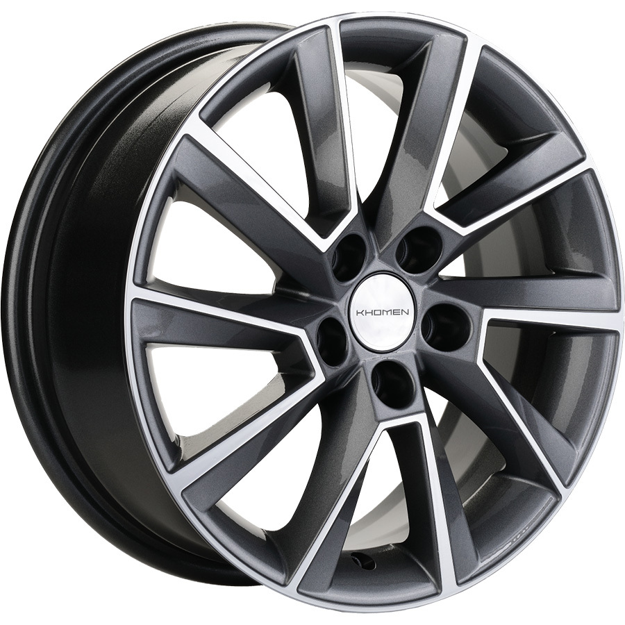 Колесный диск KHOMEN KHW1507 (15_Polo) 6x15/5x100 D57.1 ET40 GRAY_FP