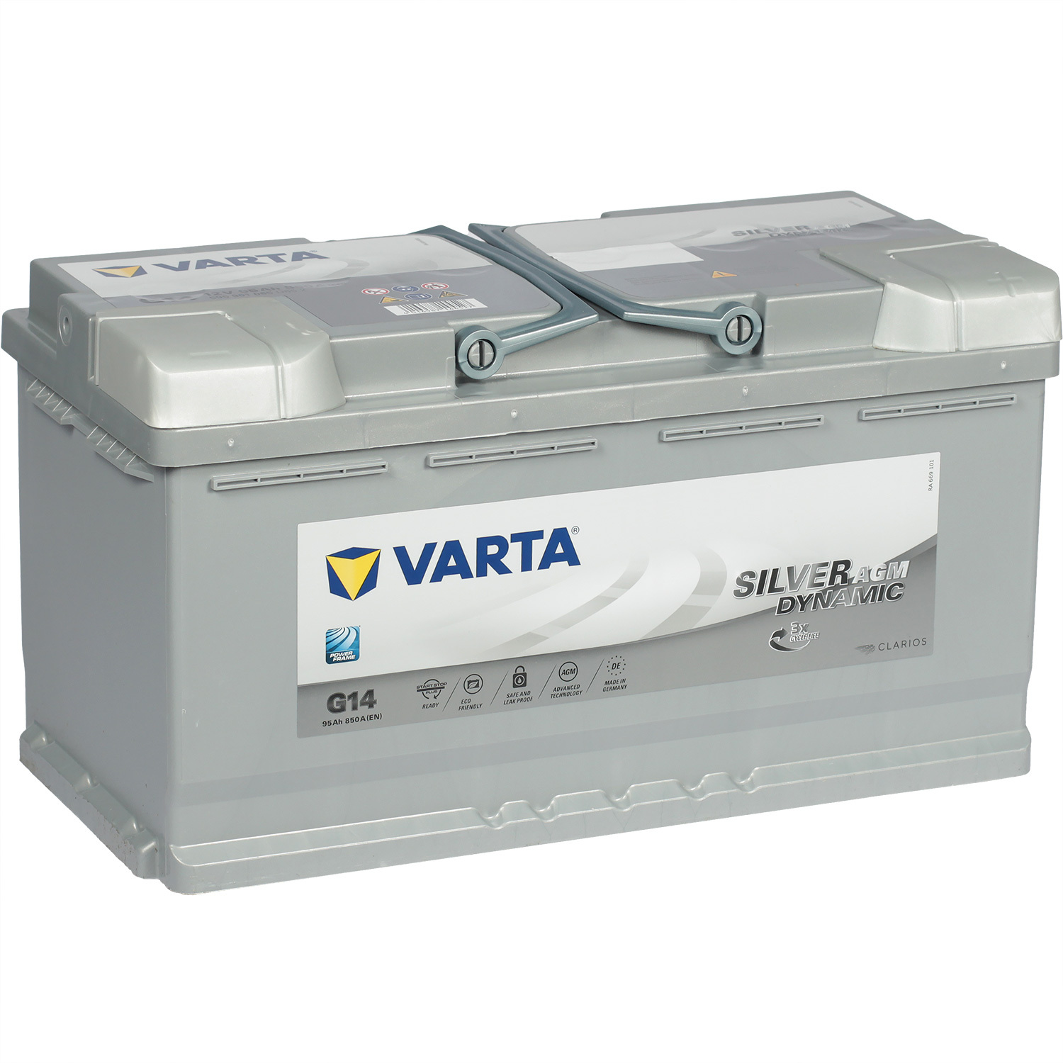 Varta Автомобильный аккумулятор Varta AGM G14 95 Ач обратная полярность L5 varta автомобильный аккумулятор varta 45 ач прямая полярность b24r