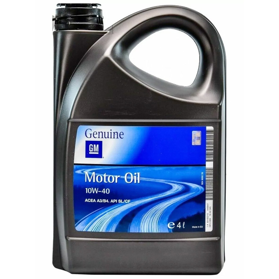 General Motors Моторное масло General Motors Motor Oil 10W-40, 4 л