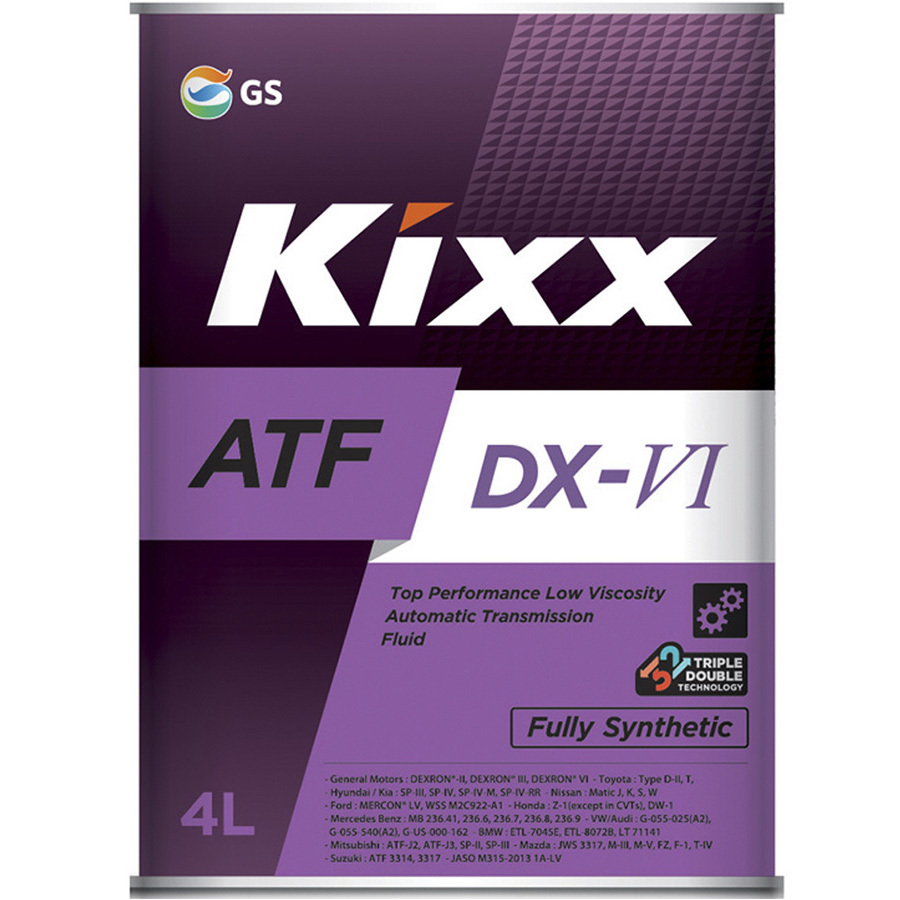 Kixx Трансмиссионное масло Kixx Dexron VI ATF, 4 л трансмиссионная жидкость kixx atf dx vi 1 л