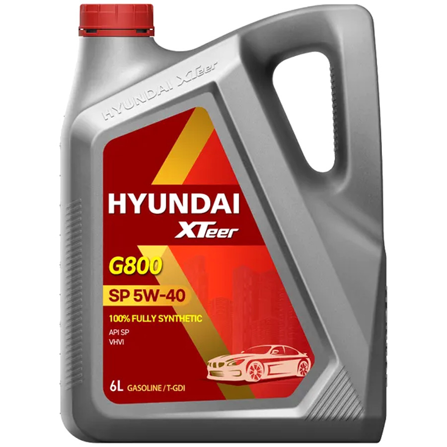 Hyundai Xteer Моторное масло Hyundai Xteer G800 (Gasoline Ultra Protection) 5W-40, 6 л