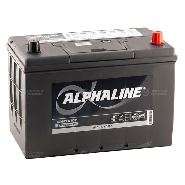 Автомобильный аккумулятор Alphaline EFB 80 Ач обратная полярность D31L в Ижевске