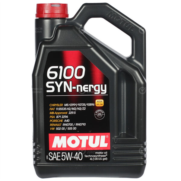 Моторное масло Motul 6100 SYN-NERGY 5W-40, 4 л в Нефтеюганске