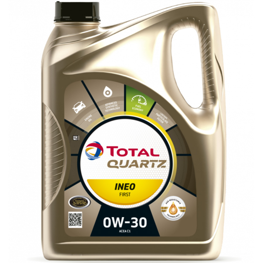 Total Моторное масло Total Quartz INEO FIRST 0W-30, 4 л