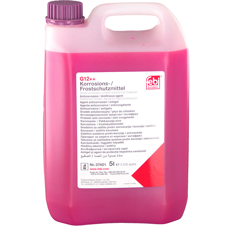 Febi Антифриз Концентрат Febi G12+ Фиолетовый 5л