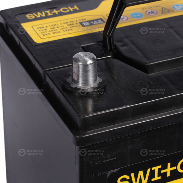 Автомобильный аккумулятор Switch 60 Ач обратная полярность D23L в Нягани