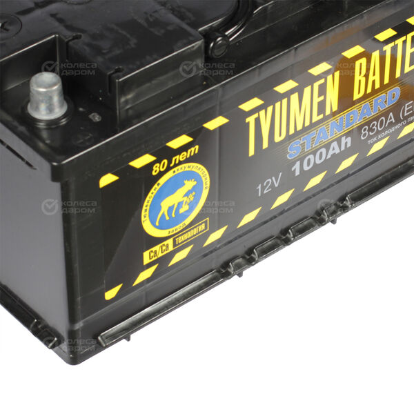 Автомобильный аккумулятор Tyumen Battery Standard 100 Ач прямая полярность L5 в Челябинске