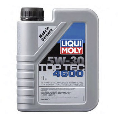 Liqui Moly Моторное масло Liqui Moly Top Tec 4600 5W-30, 1 л моторное масло liqui moly optimal ht synth 5w 30 5 л