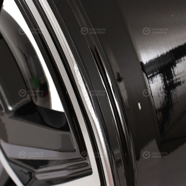 Колесный диск КиК Кайан  7.5xR18 5x108 ET33 DIA67.1 (уценка) чёрный с полированной лицевой частью в Сибае