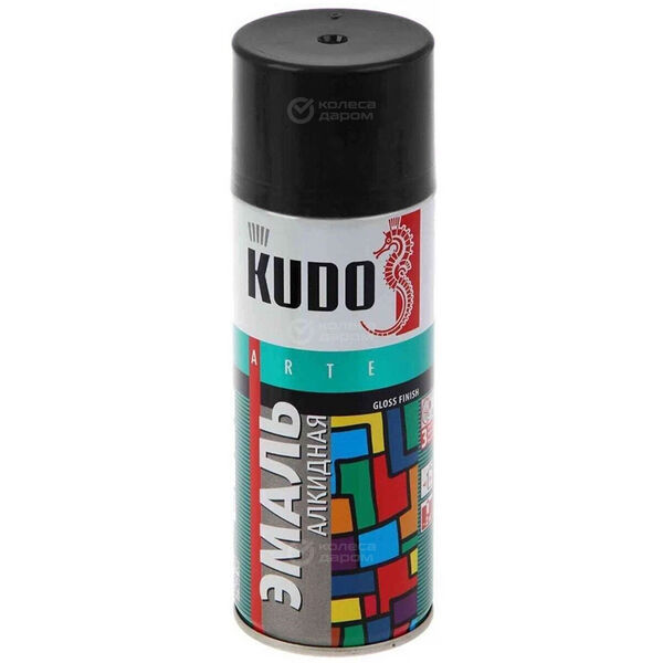 Краска-спрей черная глянцевая KUDO 520 мл (art. KU1002) в Набережных Челнах