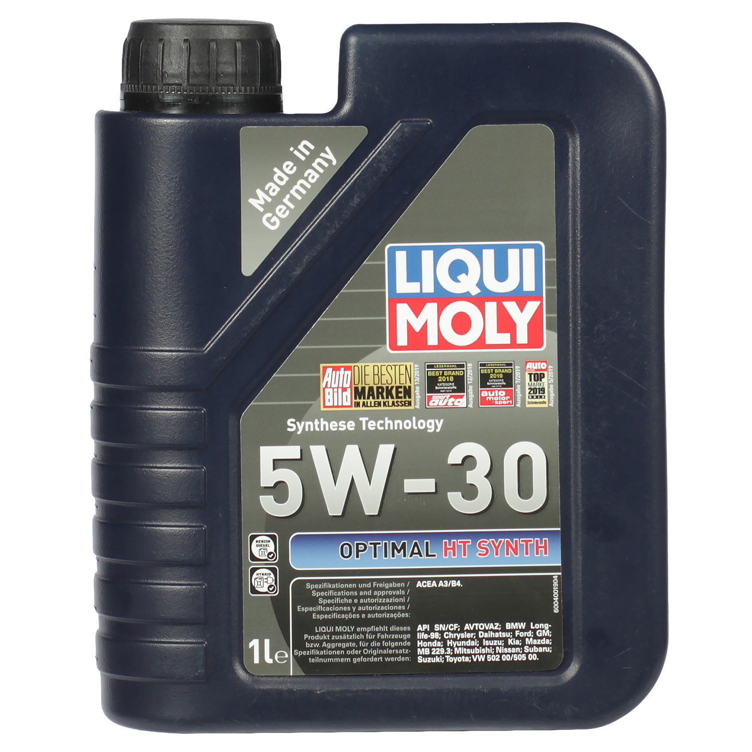 Liqui Moly Моторное масло Liqui Moly Optimal HT Synth 5W-30, 1 л масло моторное liqui moly нt optimal synth 5w 30 sl cf а3 в4 1 л синтетика