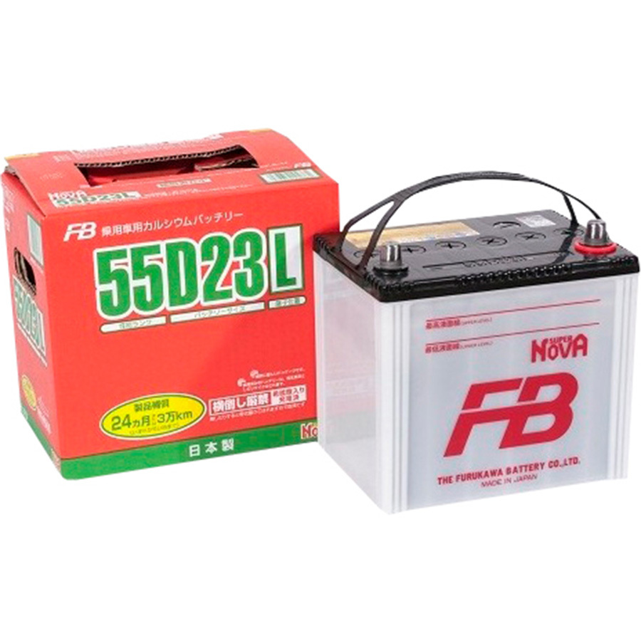 Автомобильный аккумулятор Furukawa Battery SUPER NOVA 60 Ач обратная полярность D23L