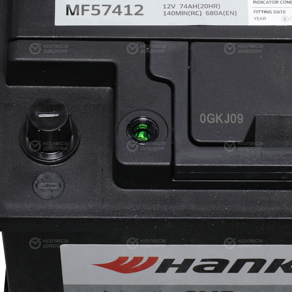 Автомобильный аккумулятор Hankook MF57412 74 Ач обратная полярность L3 в Новом Уренгое