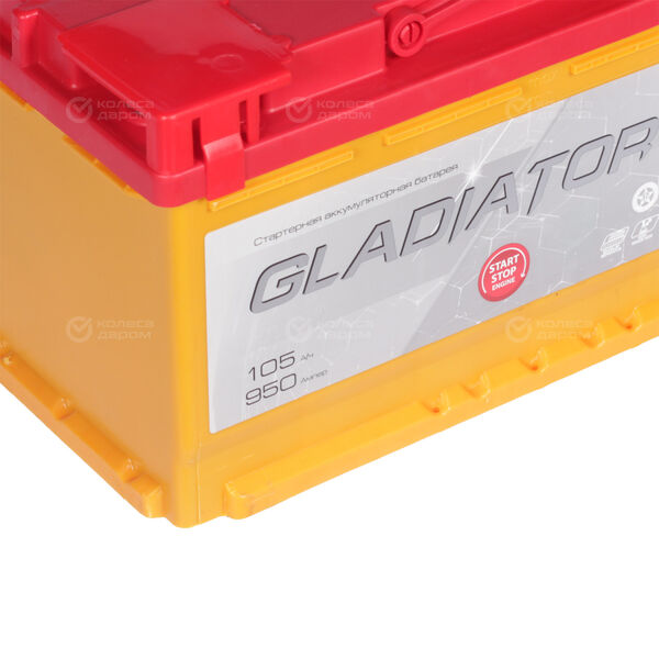 Автомобильный аккумулятор Gladiator 105 Ач прямая полярность L5 в Москве