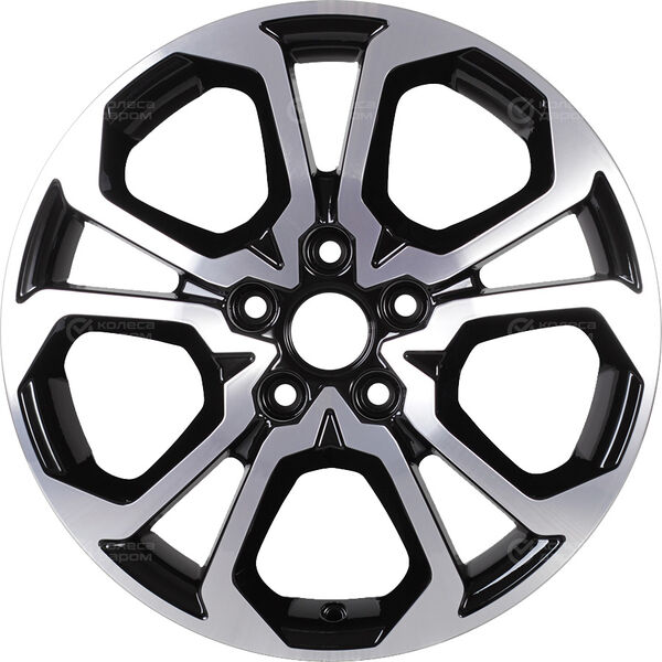 Колесный диск КиК Серия Реплика КС892 (ZV 17_Vitara FL)  6.5xR17 5x114.3 ET50 DIA60.1 чёрный с полированной лицевой частью в Красноуфимске
