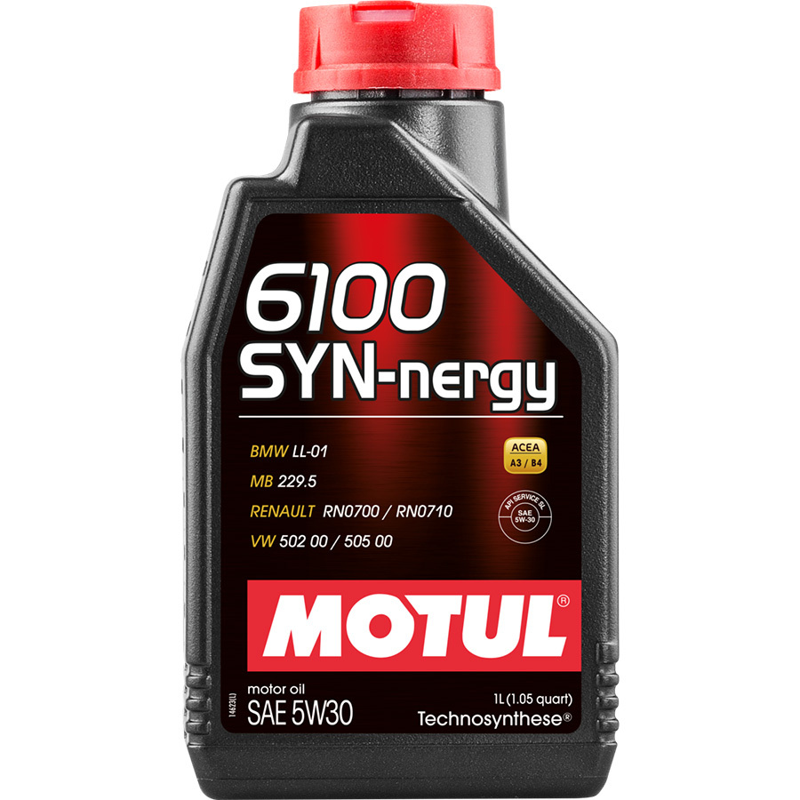 Motul Моторное масло Motul 6100 SYN-NERGY 5W-30, 1 л масло моторное motul 6100 syn clean 5w 30 5 л 107948
