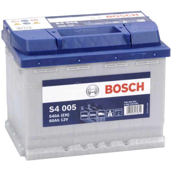 Автомобильный аккумулятор Bosch S40 050 60 Ач обратная полярность L2 в Белебее