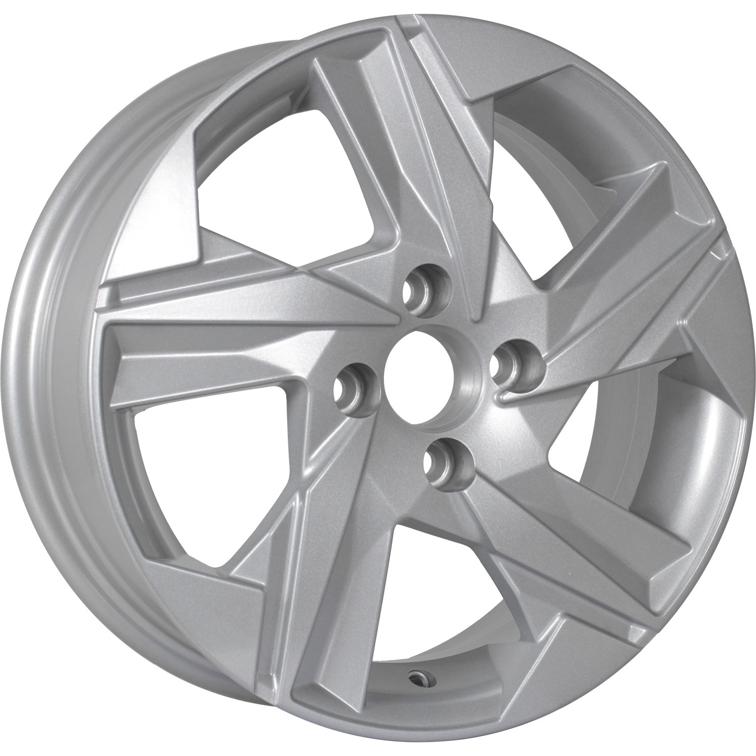 Колесный диск KDW KD1520 6x15/4x100 D54.1 ET46 Light_Silver_Painted колесный диск kdw 6x15 4x100 d60 1 et46 black painted