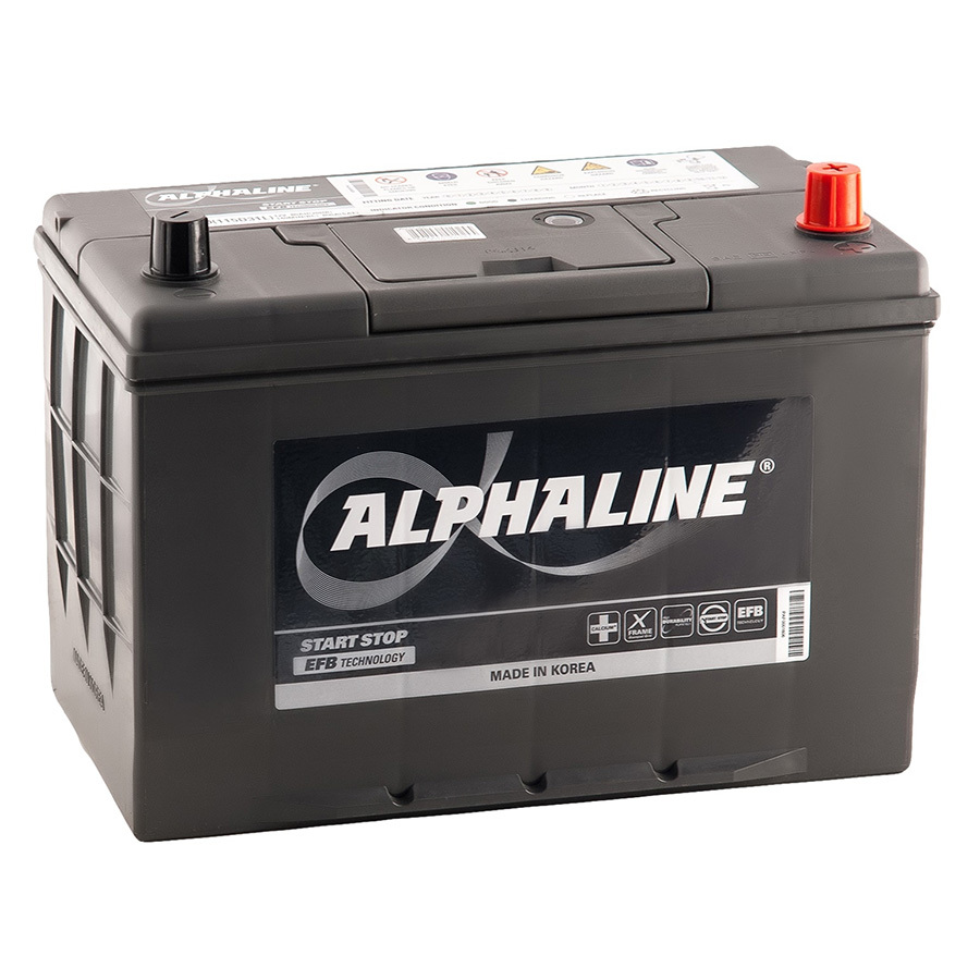 Alphaline Автомобильный аккумулятор Alphaline EFB 80 Ач обратная полярность D31L