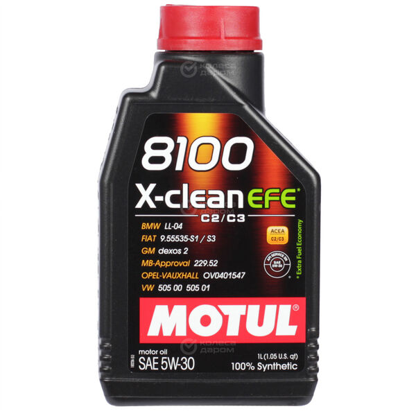 Моторное масло Motul 8100 X-clean EFE 5W-30, 1 л в Старом Осколе