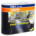 Лампа OSRAM Fog Breaker+60 - HB4-51 Вт-2600К, 2 шт.