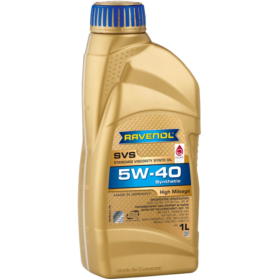 Моторное масло Ravenol SVS Standard Viscosity Synto Oil 5W-40, 1 л