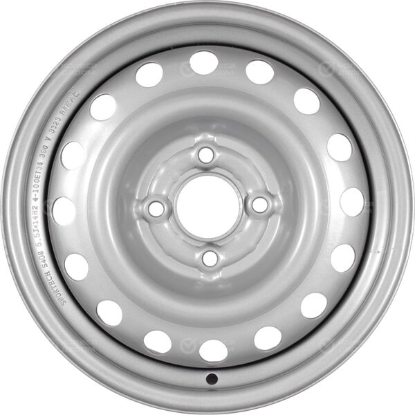Колесный диск Swortech S408  5.5xR14 4x100 ET36 DIA60.1 серебристый в Нефтеюганске