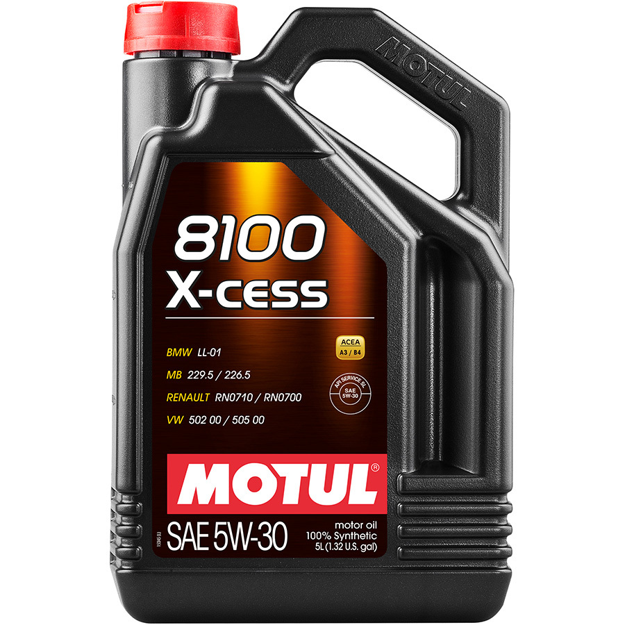 Моторное масло Motul 8100 X-cess 5W-30, 5 л