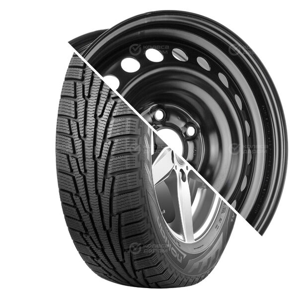 Колесо в сборе R16 Nokian Tyres 215/65 R 102 + Magnetto в Тюмени