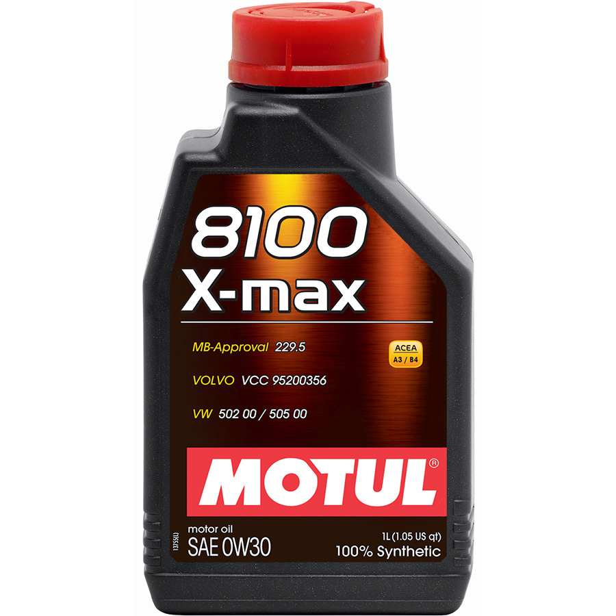 Моторное масло Motul 8100 X-max 0W-30, 1 л