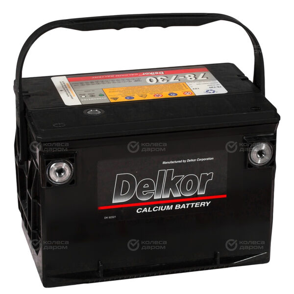 Автомобильный аккумулятор Delkor 85 Ач прямая полярность D26R в Сургуте
