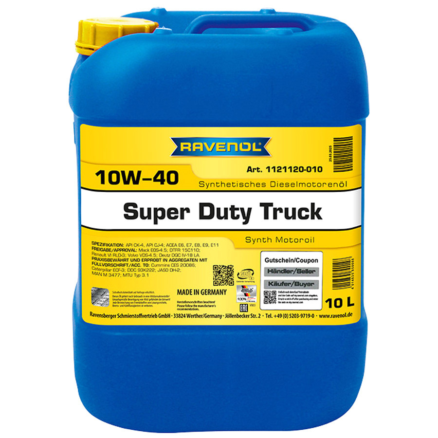 Масло моторное Ravenol SDT Super Duty Truck 10W-40 10л