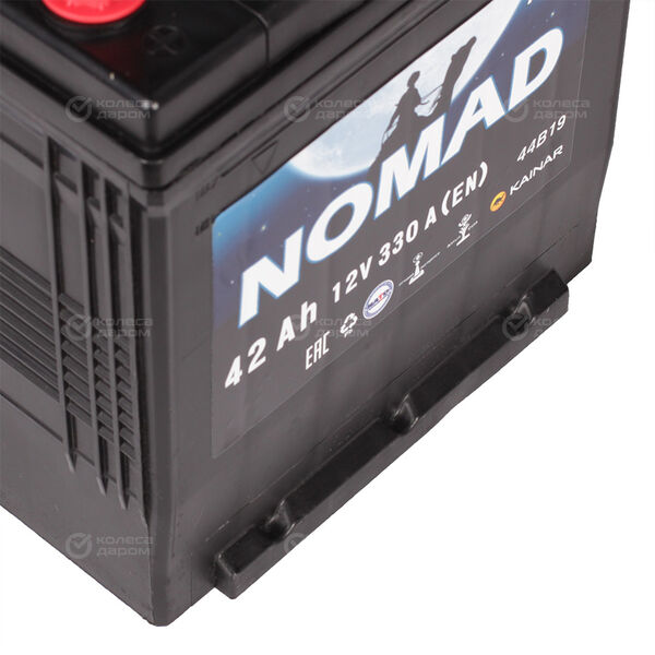 Автомобильный аккумулятор Nomad Asia 42 Ач прямая полярность B19R в Ульяновске