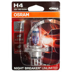 Лампа OSRAM Night Breaker Unlimited+110 - H4-55 Вт, 1 шт.